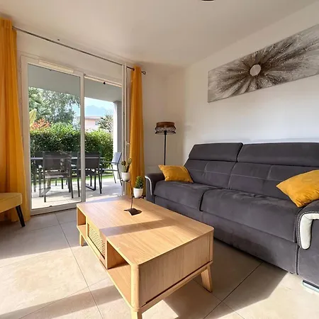 T3 Climatise Avec Wi-fi En Rez-de-jardin - - Fr-1-816-35 דירה בורם-לה-מימוזה